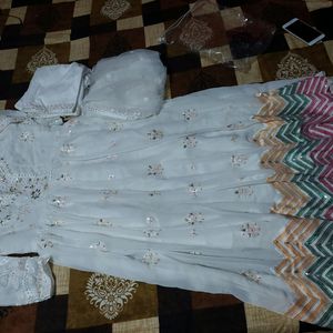 Angarkha Pattern Anarkali Frock