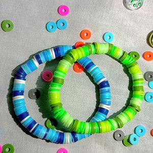 Handmade Fimo Beaded Bracelet