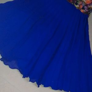 Blue Long Anarkali💙