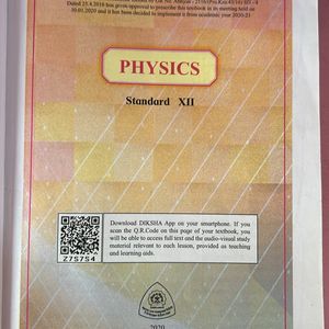 Physics Class 12 Hsc Textbook