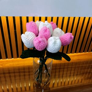 Pack Of 10 Crochet Tulips 🌷