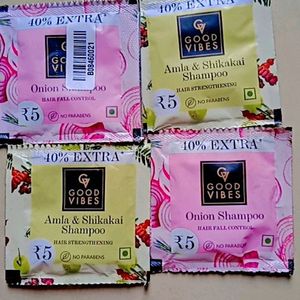 Good Vibes Shampoo Onion & Amla Reetha Shikakai ❤️❤️