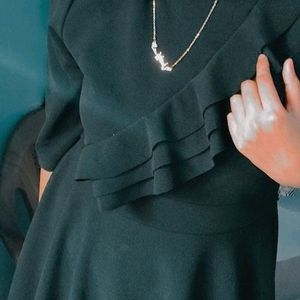 Kassually Black High Low Dress