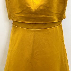 Beautiful Mustard Party Dress