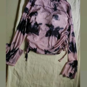 Prettiest Drawstring Top With Attached Inner