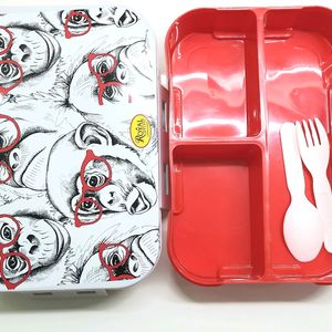 Red And Grey Lunch Box