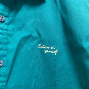 Formal Shirt In Teal Color