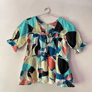 Korean Top With Puff Sleeve (adjustable)