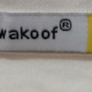 Bewakoof Women White Top | Bust 40 | Length 24