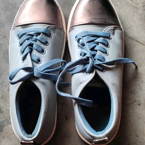 Grey Casual Shoes For Women