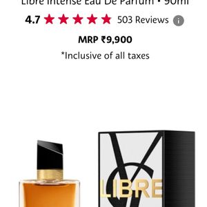 Yves Saint Laurent Eau De Parfum YSL Perfume