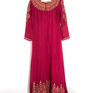 Dark Pink Embroidered 3pc Set  (Women’s)