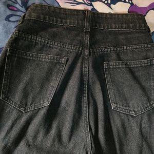 Black Charcoal Wash Jeans