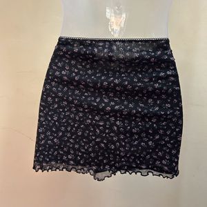 Divided By H&M Black Skirt