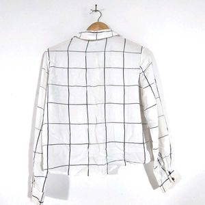 White Checks Shirt (Women's)