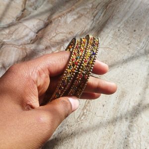 Two Colourful Bangle Set