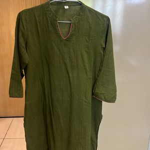 Olive Green Kurta