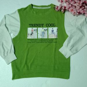 Korean Lime Green T- Shirt