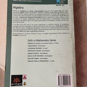 Arihant Skills In Mathematics: Algebra