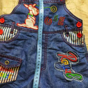 Kids Denim Dungaree