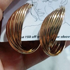 New Best Gold Hoop Stylish Earrings 😍