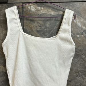 white tank top