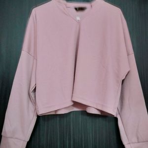 Full Sleeve Cropped Woolen Top