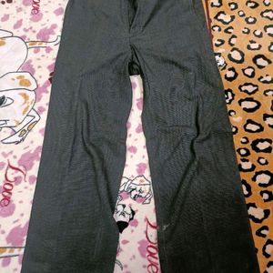 Men's Cantabil Grey Trouser In 34 Waist