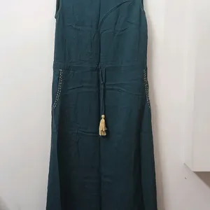 Green Colour Gown