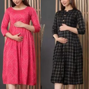 Maternity Frocks Combo Pack Of 2 For Women