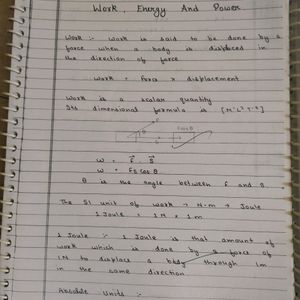 Handwritten Notes Class 12 Physics