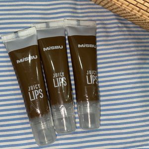 rhode dupe coffee flavoured lip gloss (pack of 3)