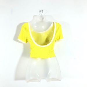 Yellow Crop Top(Women’s)