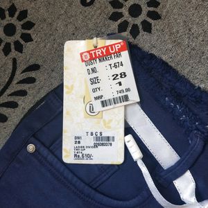 Dark Blue Short Jeans