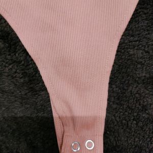 Peach Bodysuit From Forever 21