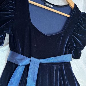 Korean Velvet Dress