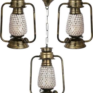 New Vintage 3 Lantern Lamp Set