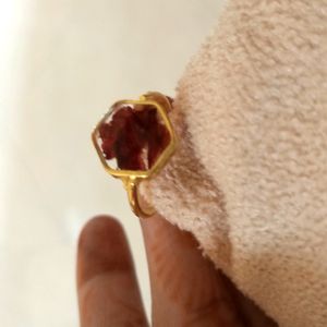 Real Red Rose Resin Ring