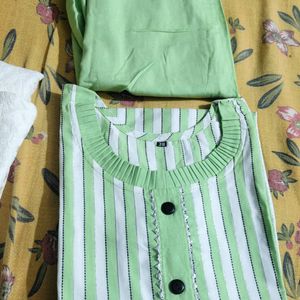 Women's Green Kurta Set