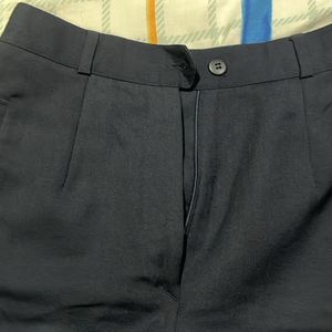 Tailored Navy Blue Trousers