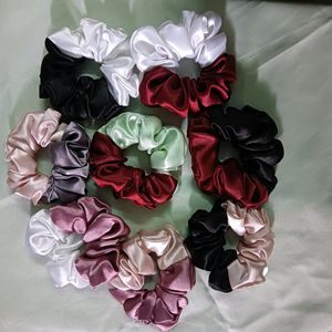 5pcs Dual Tone Scrunchies