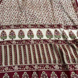 Beautiful Printed Crepe Saree