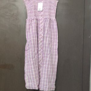 Checkered Iris Darthy Dress