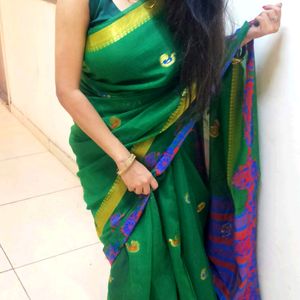 Green Saree