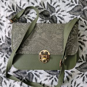 Green Sling Bag