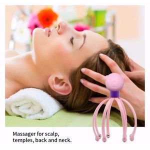 Pink Head Massager Octopus Scalp Pain Relief