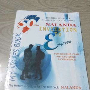 Nalanda English Guide Book For +2 Second Year.