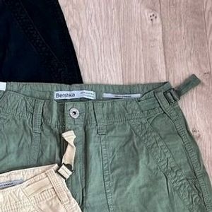 Bershka Adjustable Belt Cargo Pant