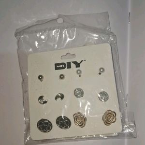 Earring Set Of 6 Pairs