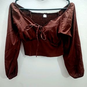 Brown Stylish Top